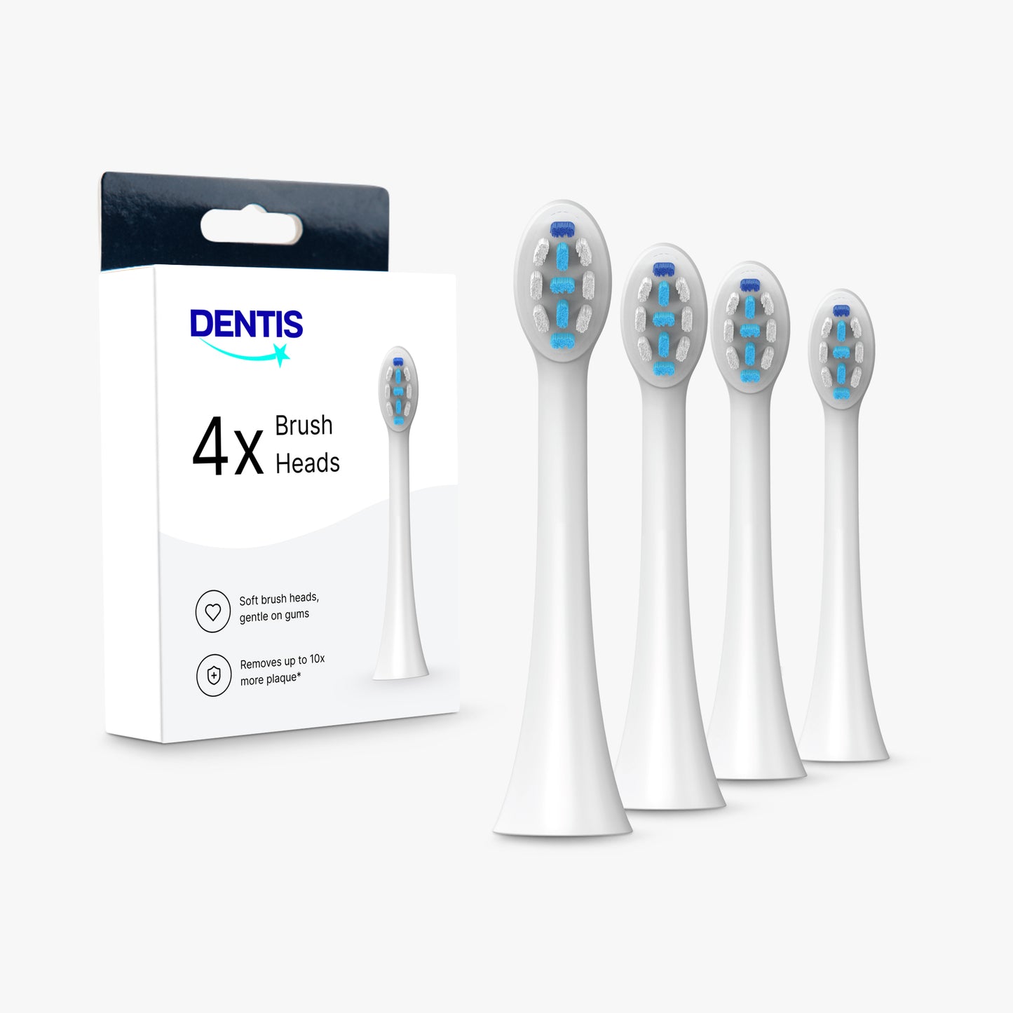 (4 pk) D2 Pro Sensitive Børstehoder