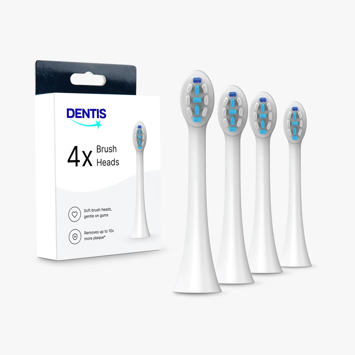 (4 pk) D2 Pro Sensitive Børstehoder Dentis