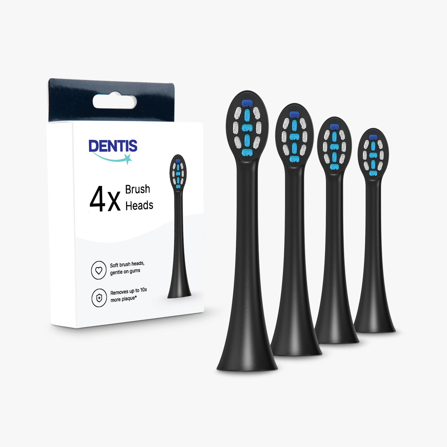 (4 pk) D2 Pro Sensitive Børstehoder