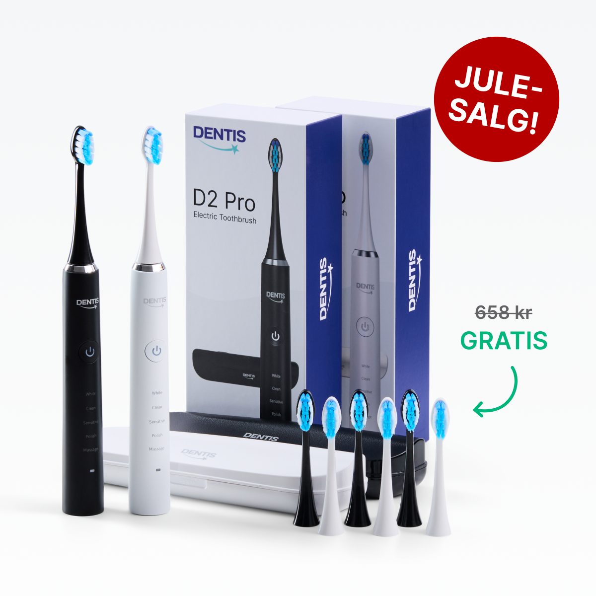 D2 Pro Elektrisk Tannbørste Dentis