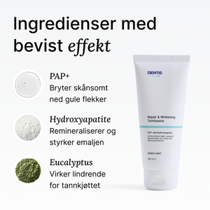Repair & Whitening Tannkrem Dentis NO