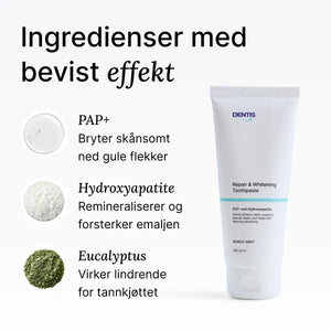 3pk Repair & Whitening Tannkrem Dentis