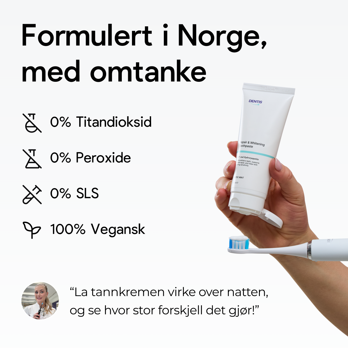 D2 Pro Elektrisk Tannbørste Dentis