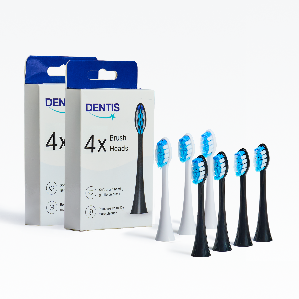 (8 pk) D2 Pro Børstehoder