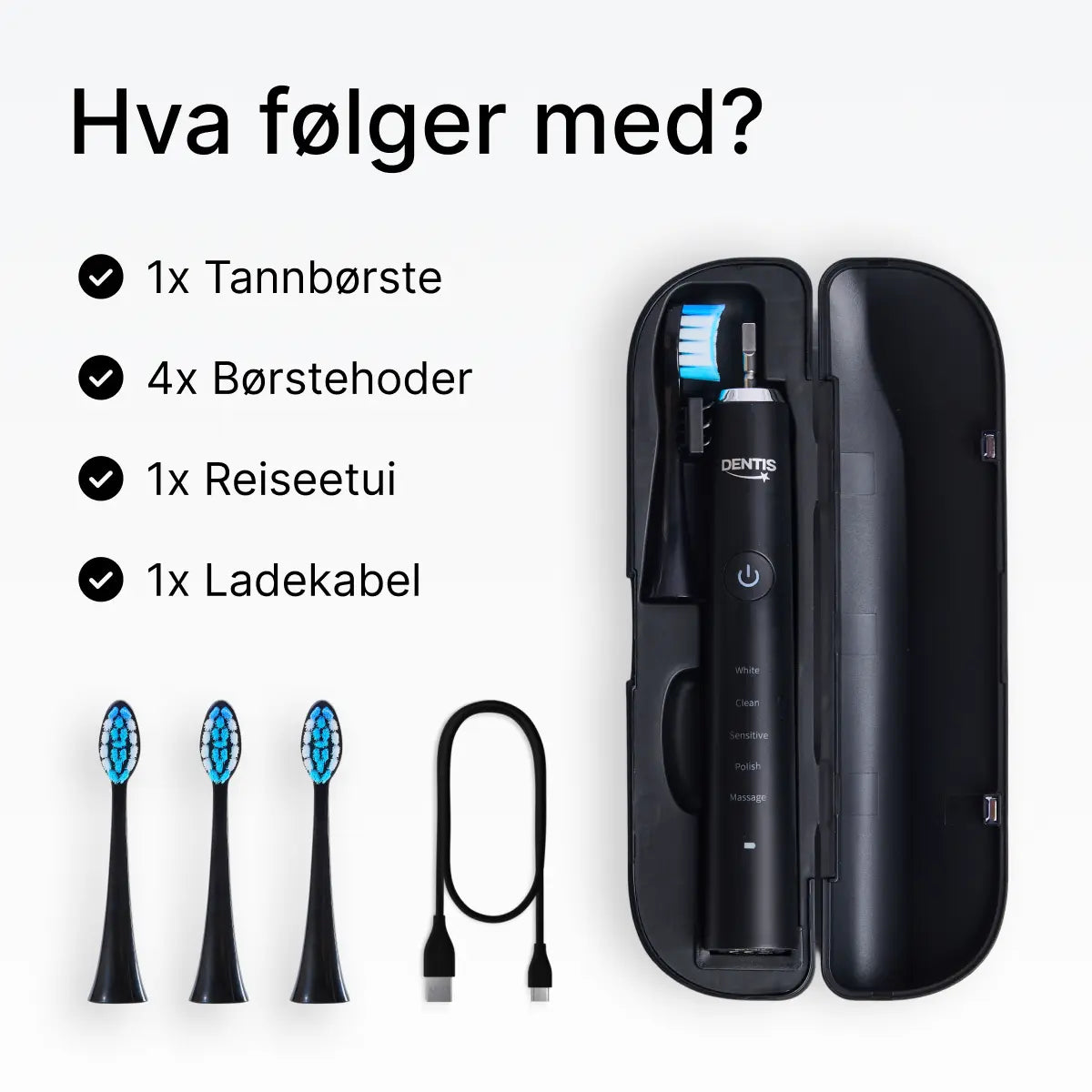 D2 Pro Elektrisk Tannbørste Dentis