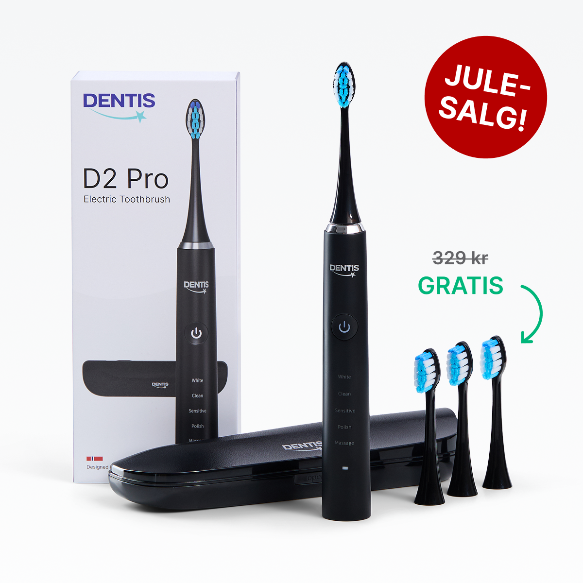 D2 Pro Elektrisk Tannbørste Dentis