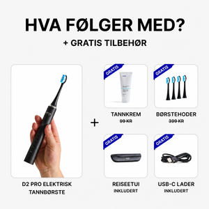 D2 Pro Elektrisk Tannbørste Dentis